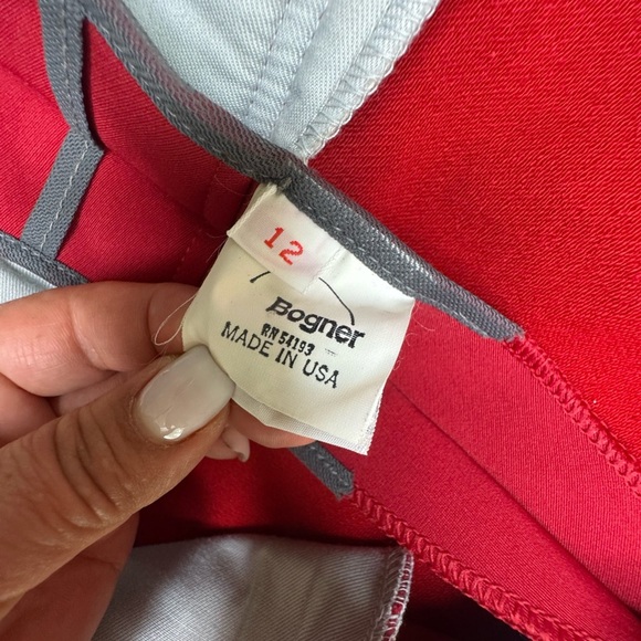 Bogner Red and Gray Pants - Picture 7 of 9